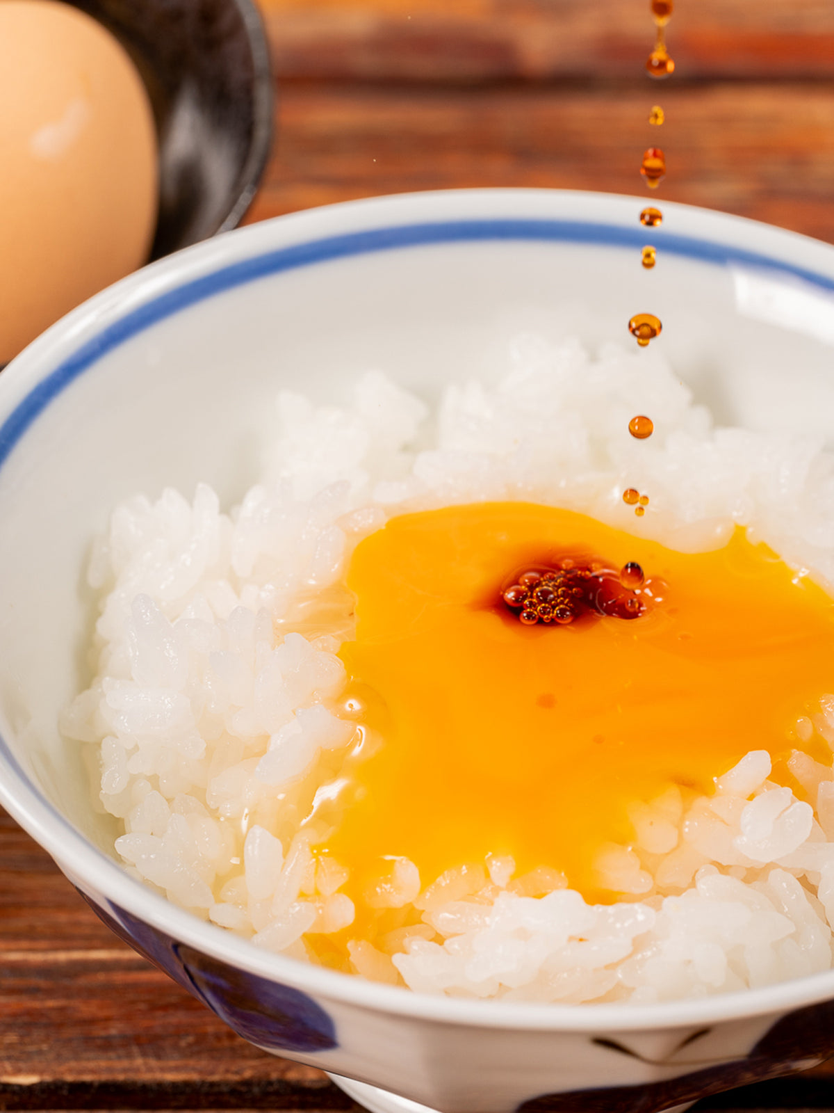 コロンブスの茶卵の卵かけご飯セット｜こっこらんど